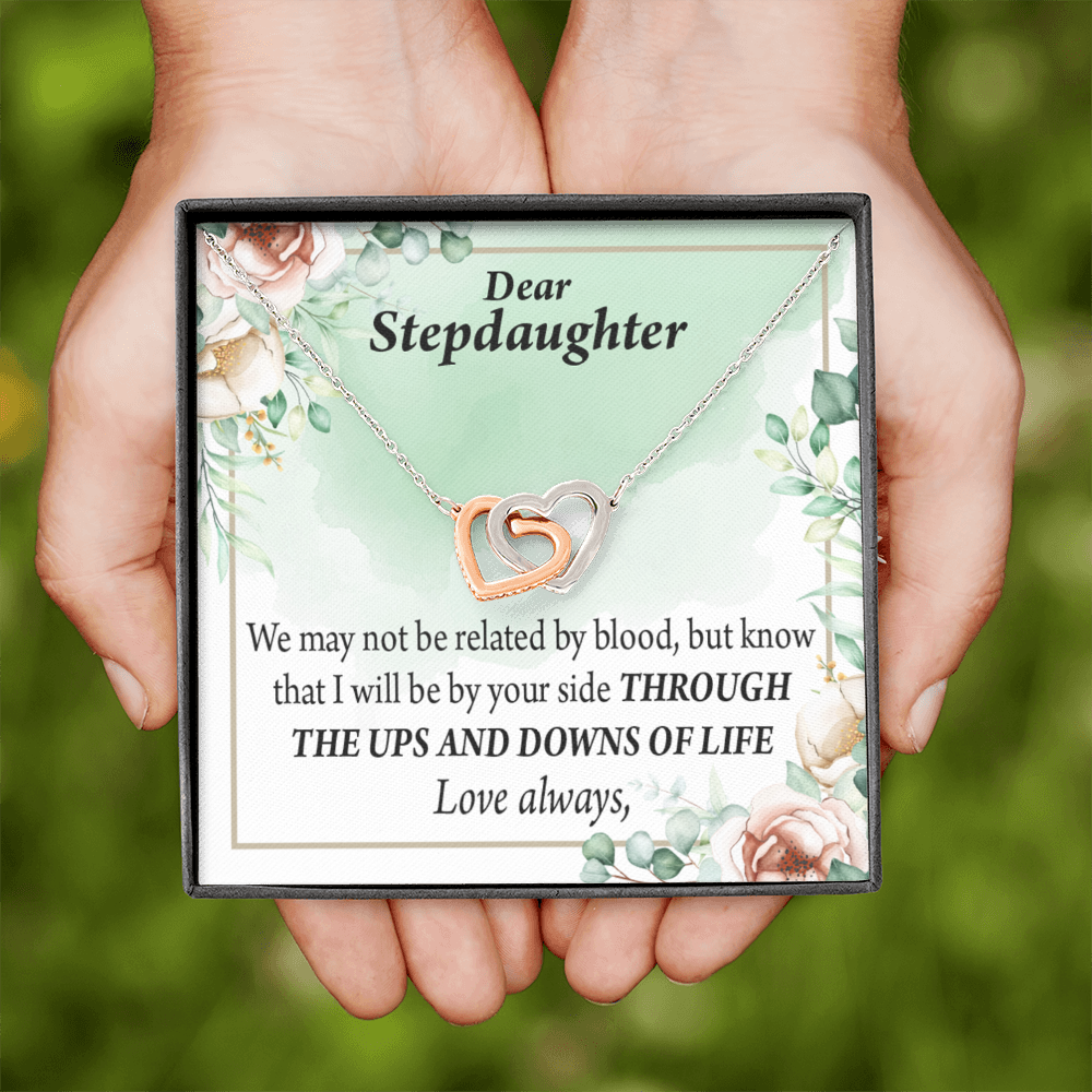To My Stepdaughter Love Always Inseparable Necklace-Express Your Love Gifts