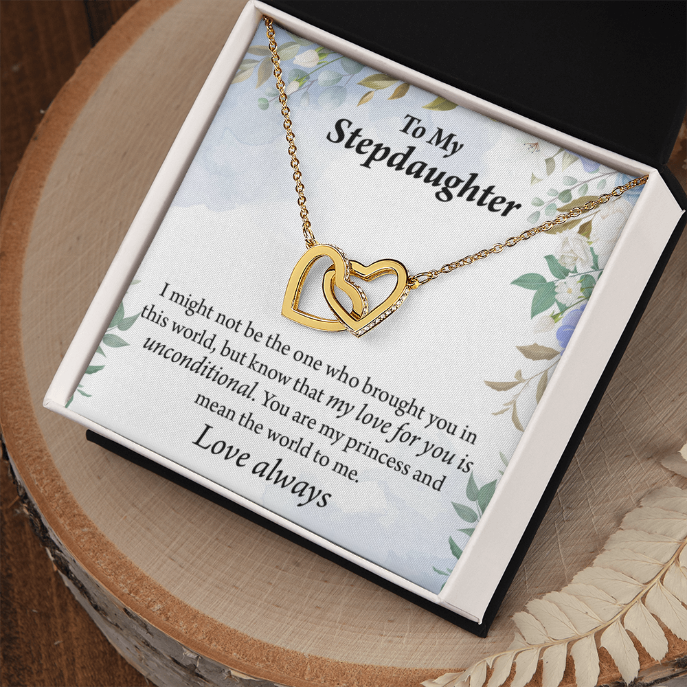 To My Stepdaughter Unconditional Love Inseparable Necklace-Express Your Love Gifts