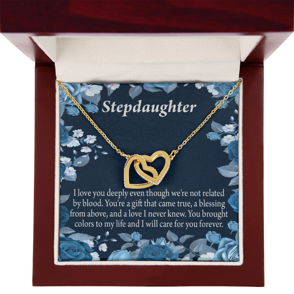 To My Stepdaughter You're a Blessing Inseparable Necklace-Express Your Love Gifts