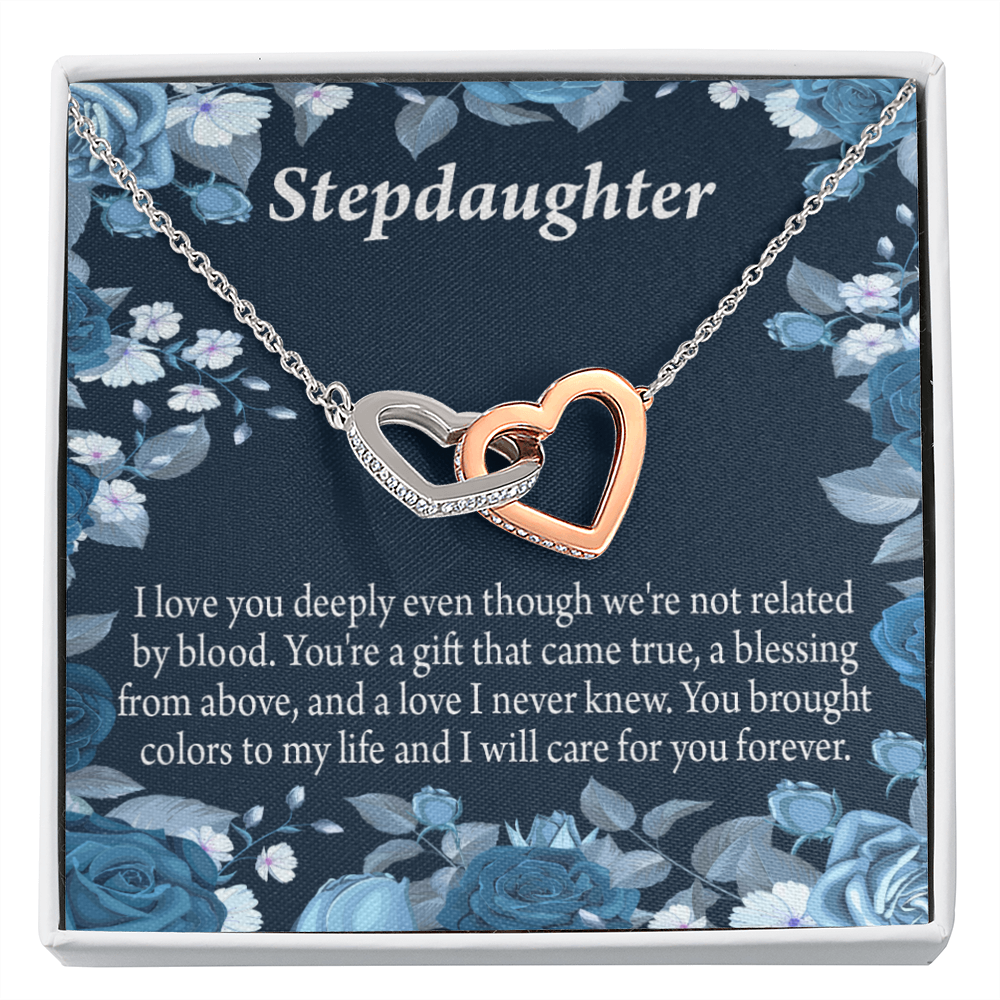 To My Stepdaughter You're a Blessing Inseparable Necklace-Express Your Love Gifts