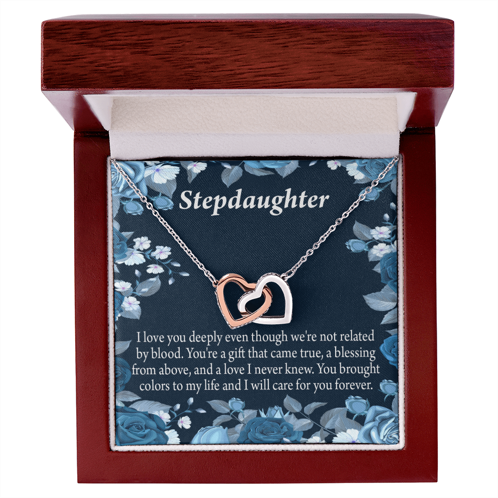 To My Stepdaughter You're a Blessing Inseparable Necklace-Express Your Love Gifts