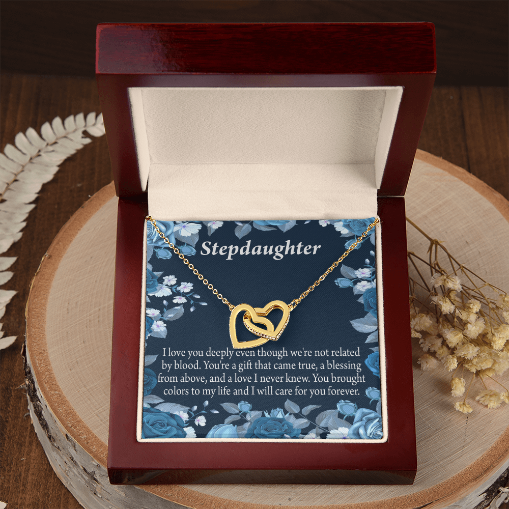 To My Stepdaughter You're a Blessing Inseparable Necklace-Express Your Love Gifts