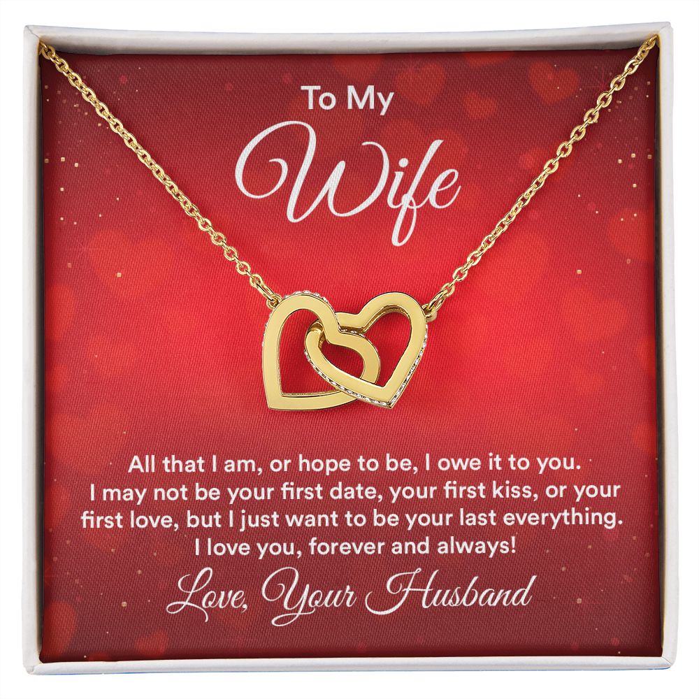 To My Wife All That I Am Inseparable Necklace-Express Your Love Gifts