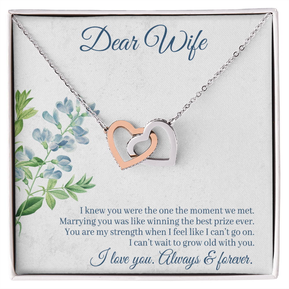 To My Wife Always and Forever Inseparable Necklace-Express Your Love Gifts