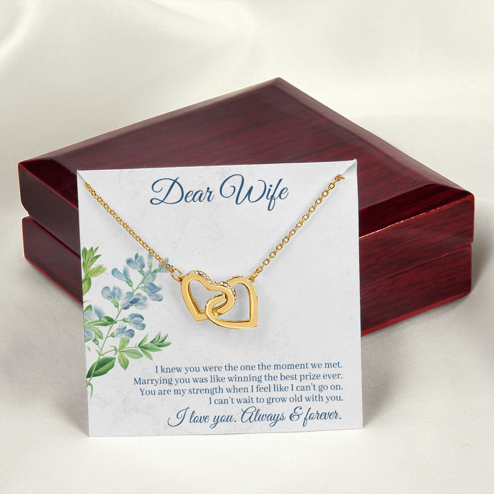 To My Wife Always and Forever Inseparable Necklace-Express Your Love Gifts