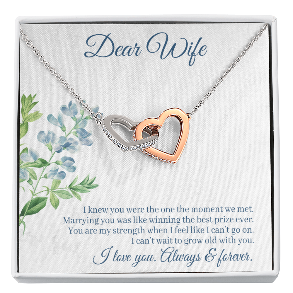 To My Wife Always and Forever Inseparable Necklace-Express Your Love Gifts