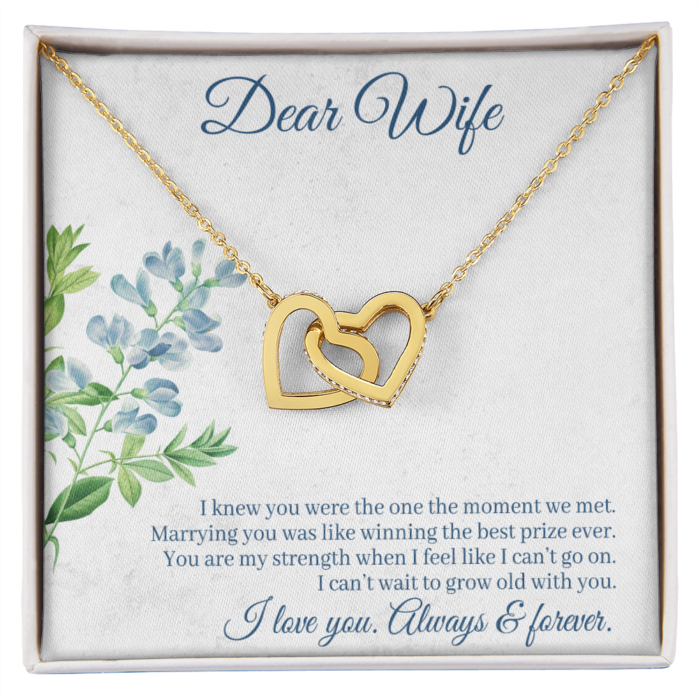 To My Wife Always and Forever Inseparable Necklace-Express Your Love Gifts