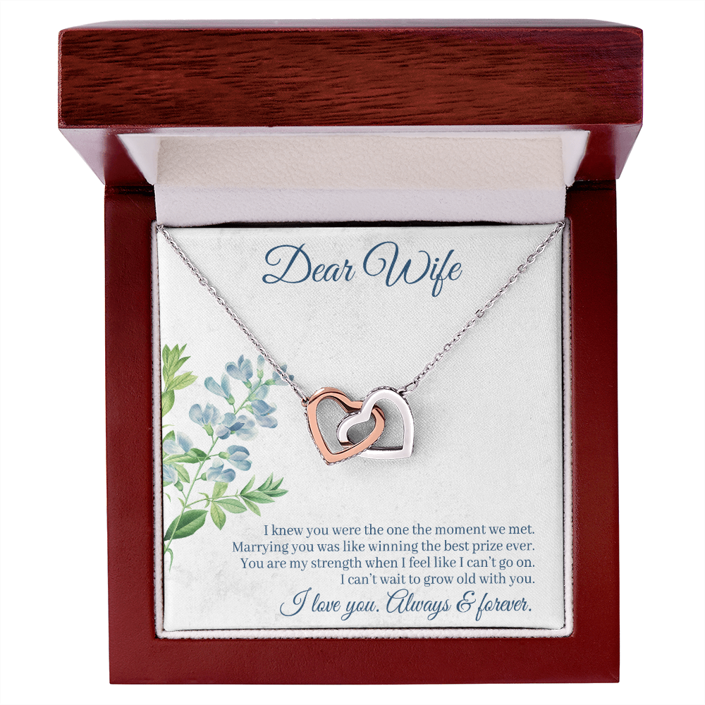 To My Wife Always and Forever Inseparable Necklace-Express Your Love Gifts