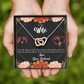 To My Wife Always on my Mind Inseparable Necklace-Express Your Love Gifts