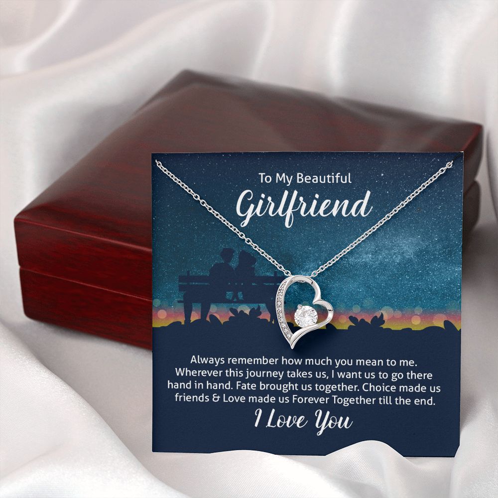 To My Wife Always Remember Forever Necklace w Message Card-Express Your Love Gifts