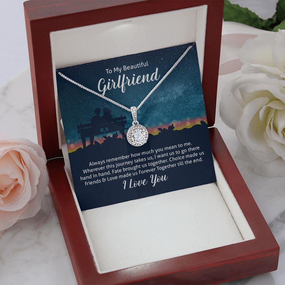 To My Wife Always Remember How Much You Mean to Me Eternal Hope Necklace Message Card-Express Your Love Gifts