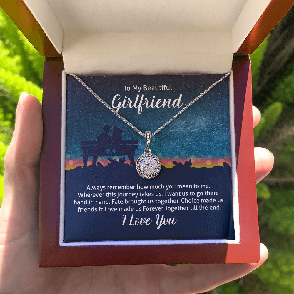 To My Wife Always Remember How Much You Mean to Me Eternal Hope Necklace Message Card-Express Your Love Gifts