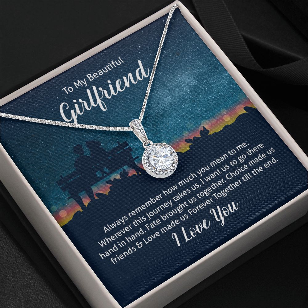 To My Wife Always Remember How Much You Mean to Me Eternal Hope Necklace Message Card-Express Your Love Gifts