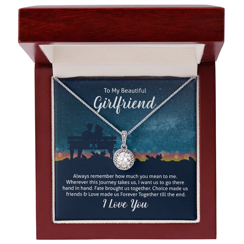 To My Wife Always Remember How Much You Mean to Me Eternal Hope Necklace Message Card-Express Your Love Gifts