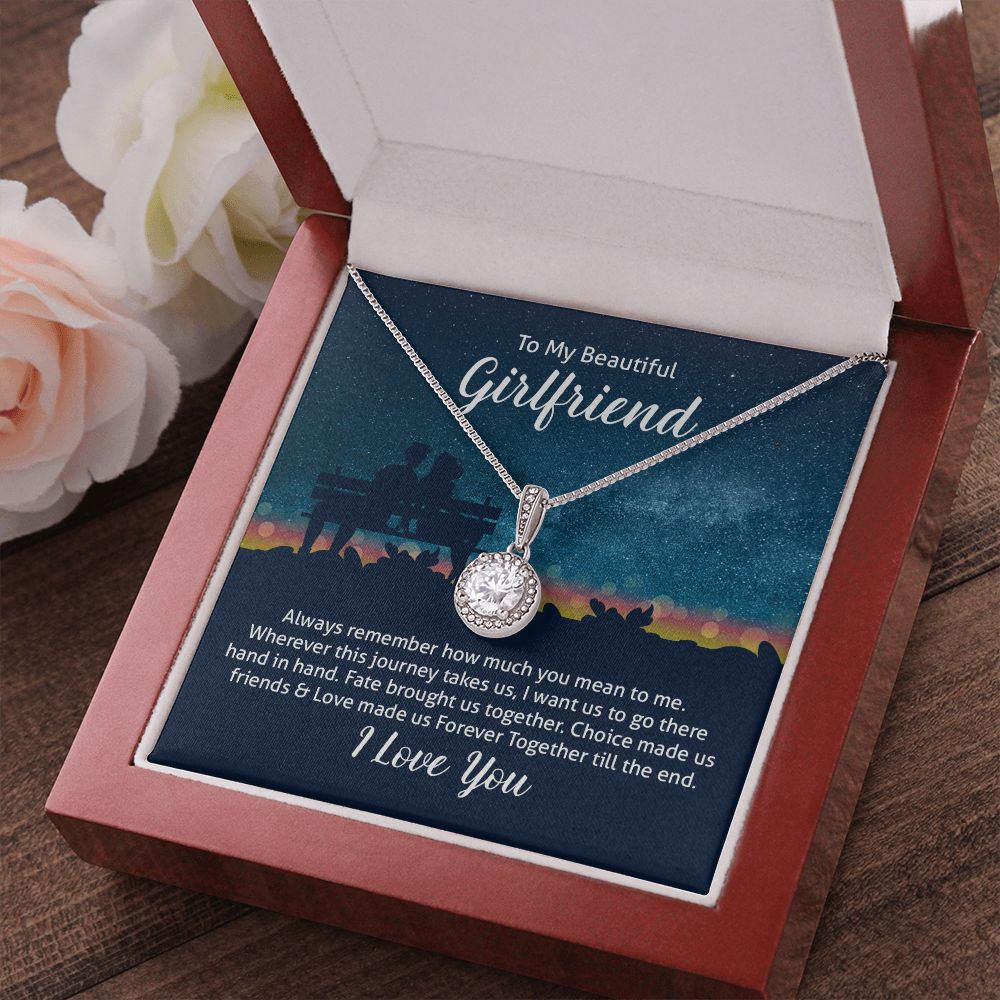 To My Wife Always Remember How Much You Mean to Me Eternal Hope Necklace Message Card-Express Your Love Gifts