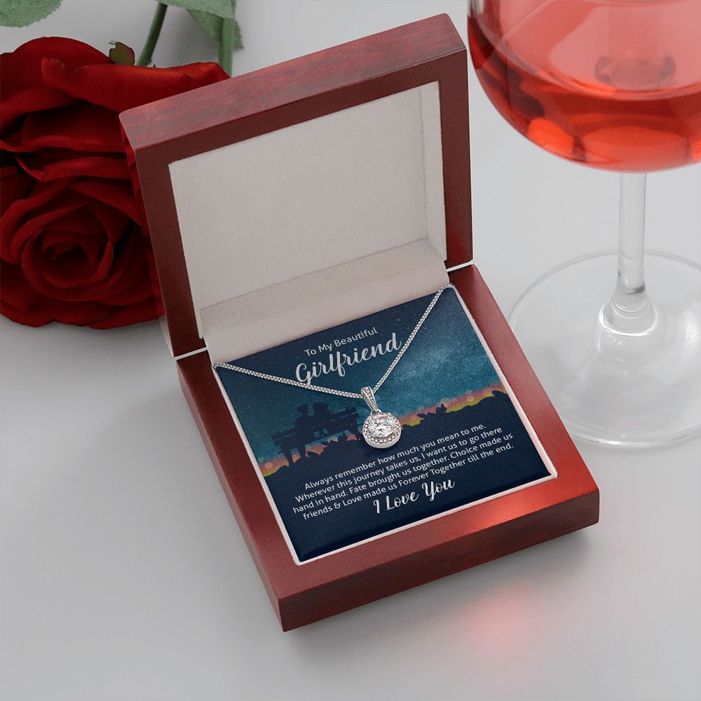 To My Wife Always Remember How Much You Mean to Me Eternal Hope Necklace Message Card-Express Your Love Gifts