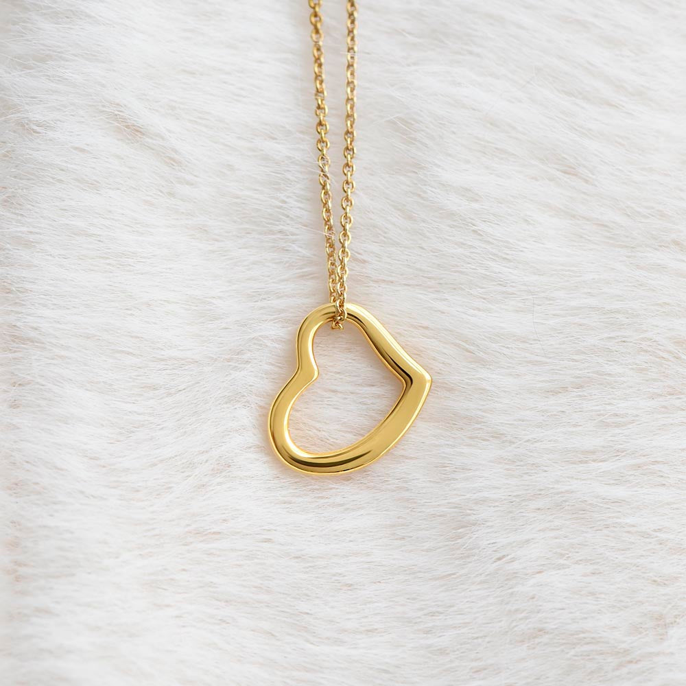 To My Wife Anyone Who Could Hope For Delicate Heart Necklace-Express Your Love Gifts