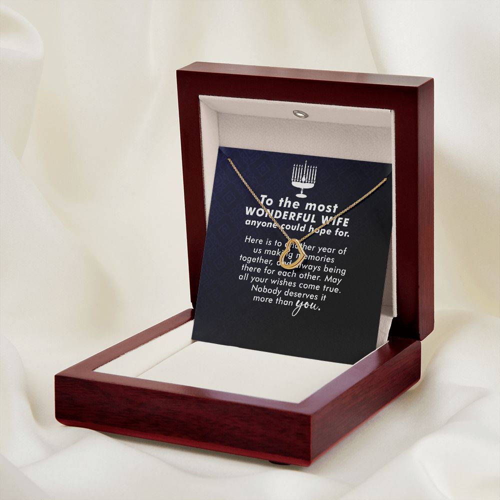 To My Wife Anyone Who Could Hope For Delicate Heart Necklace-Express Your Love Gifts