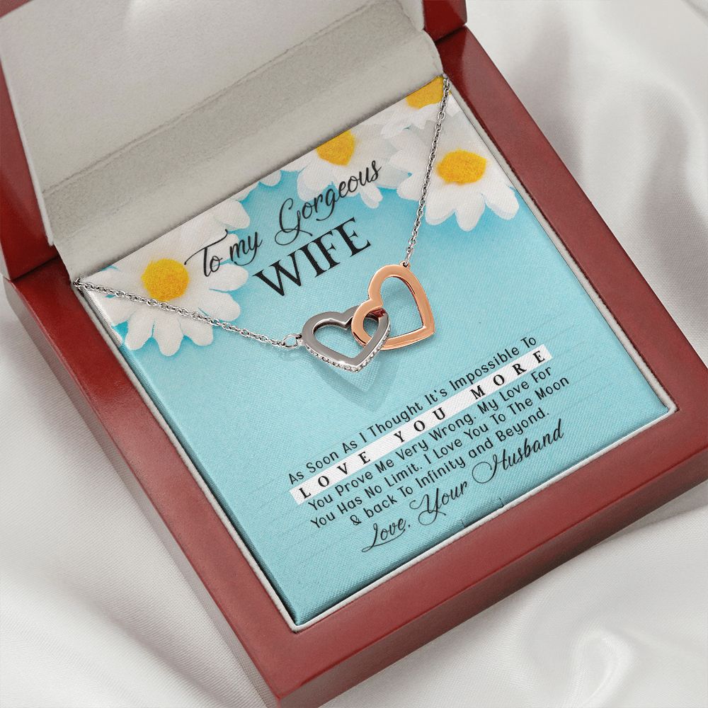 To My Wife As Soon As I Thought Inseparable Necklace-Express Your Love Gifts