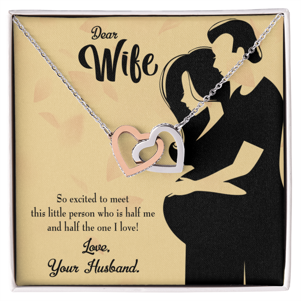 To My Wife Baby Coming Inseparable Necklace-Express Your Love Gifts