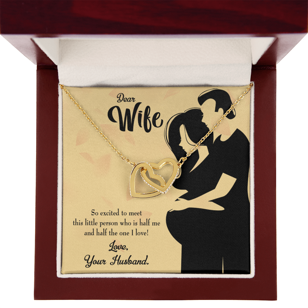 To My Wife Baby Coming Inseparable Necklace-Express Your Love Gifts