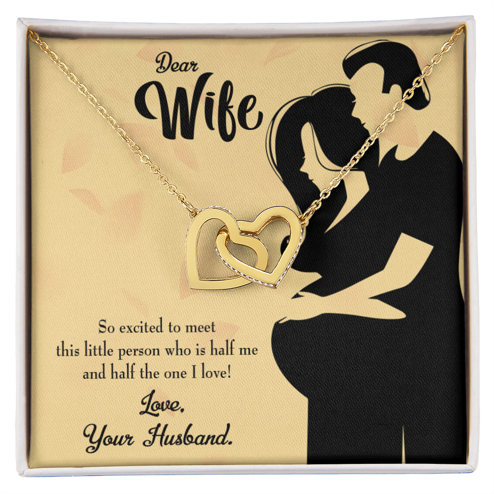 To My Wife Baby Coming Inseparable Necklace-Express Your Love Gifts