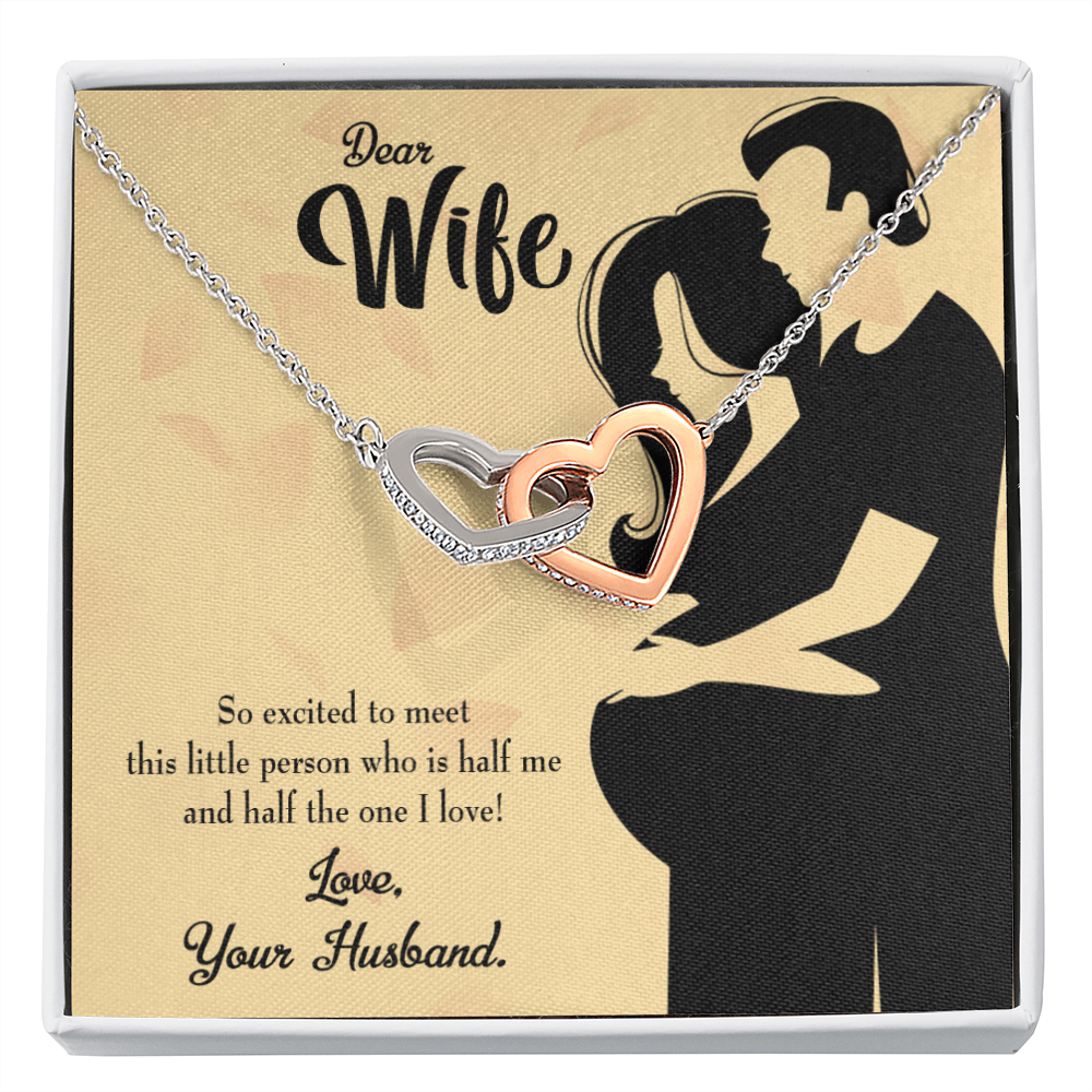 To My Wife Baby Coming Inseparable Necklace-Express Your Love Gifts