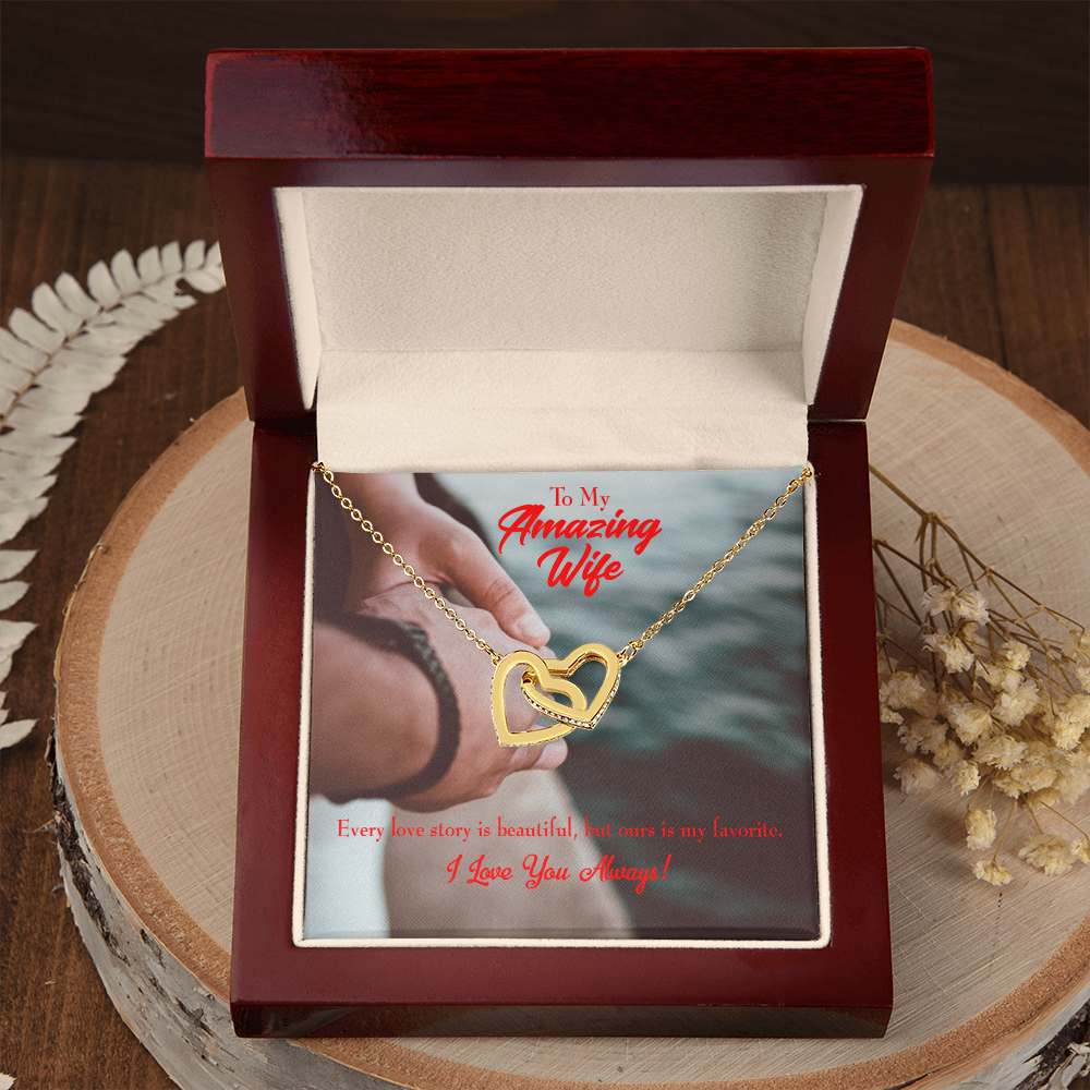 To My Wife Beautiful Love Story Inseparable Necklace-Express Your Love Gifts