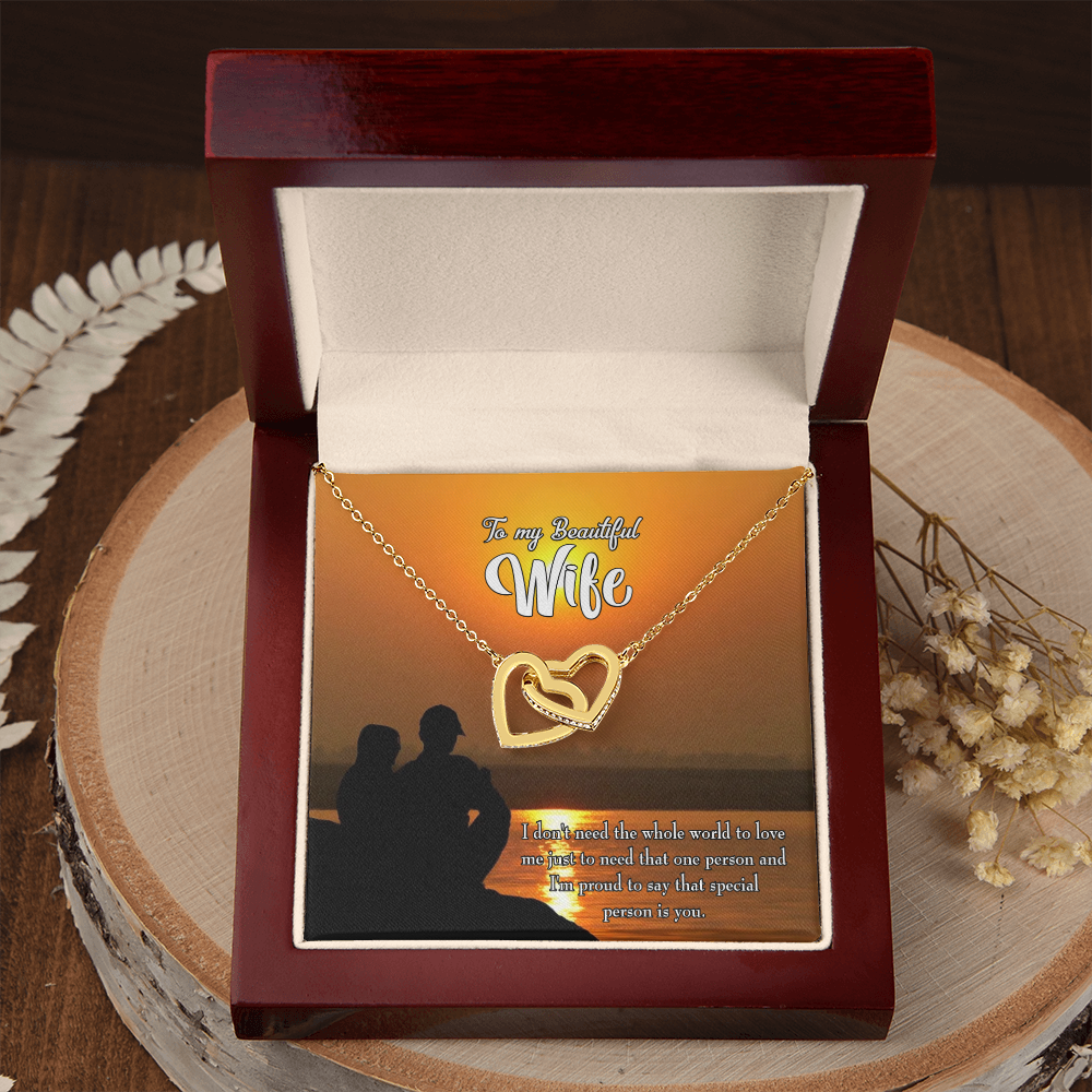 To My Wife Beautiful Wife Inseparable Necklace-Express Your Love Gifts