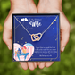 To My Wife Better Gift Inseparable Necklace-Express Your Love Gifts