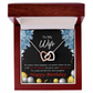 To My Wife Birthday Message Forever and Together Inseparable Necklace-Express Your Love Gifts