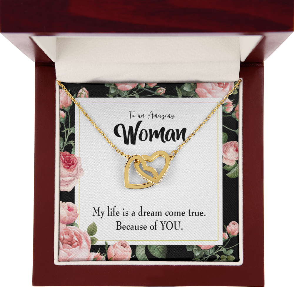 To My Wife Dream Come True Inseparable Necklace-Express Your Love Gifts