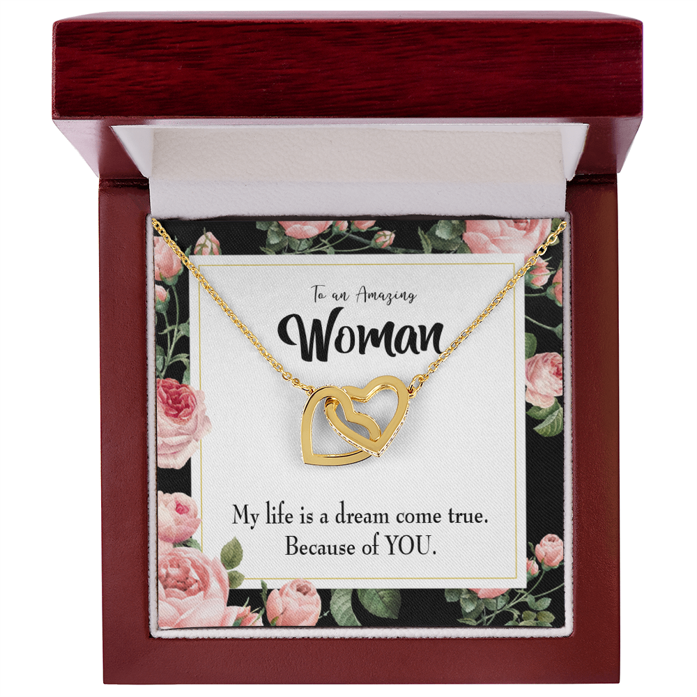 To My Wife Dream Come True Inseparable Necklace-Express Your Love Gifts