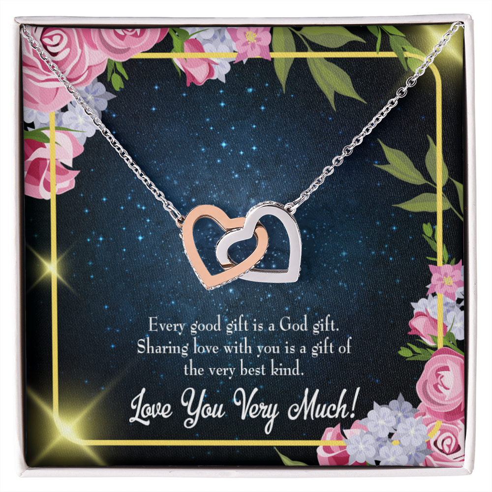 To My Wife Every Good Gift Inseparable Necklace-Express Your Love Gifts