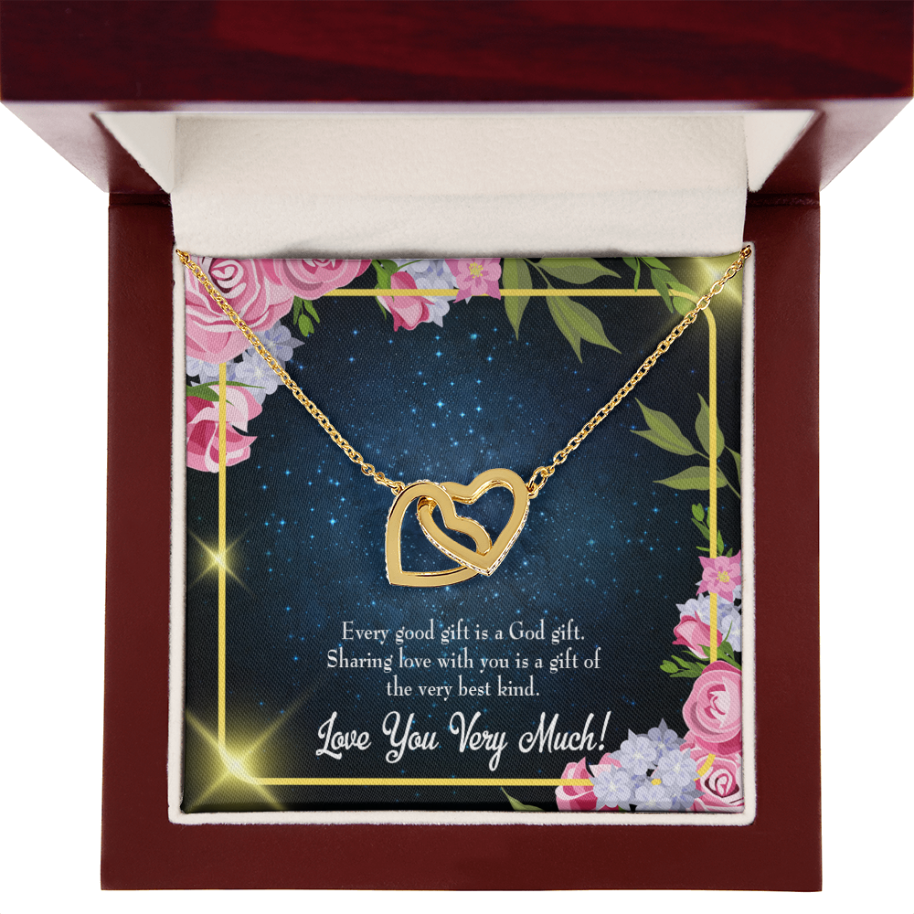 To My Wife Every Good Gift Inseparable Necklace-Express Your Love Gifts