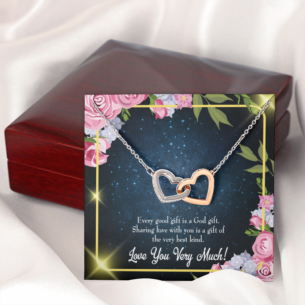 To My Wife Every Good Gift Inseparable Necklace-Express Your Love Gifts