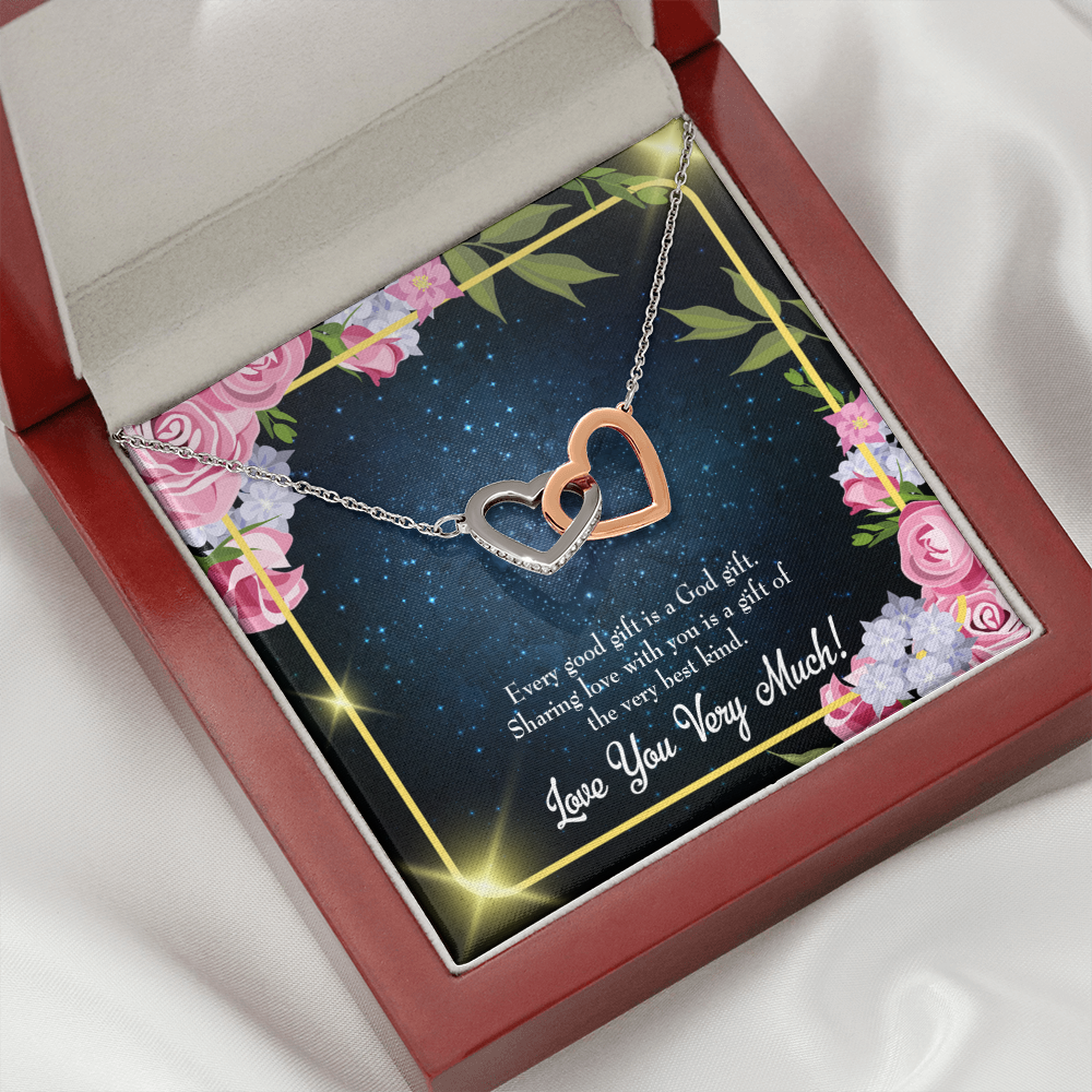 To My Wife Every Good Gift Inseparable Necklace-Express Your Love Gifts