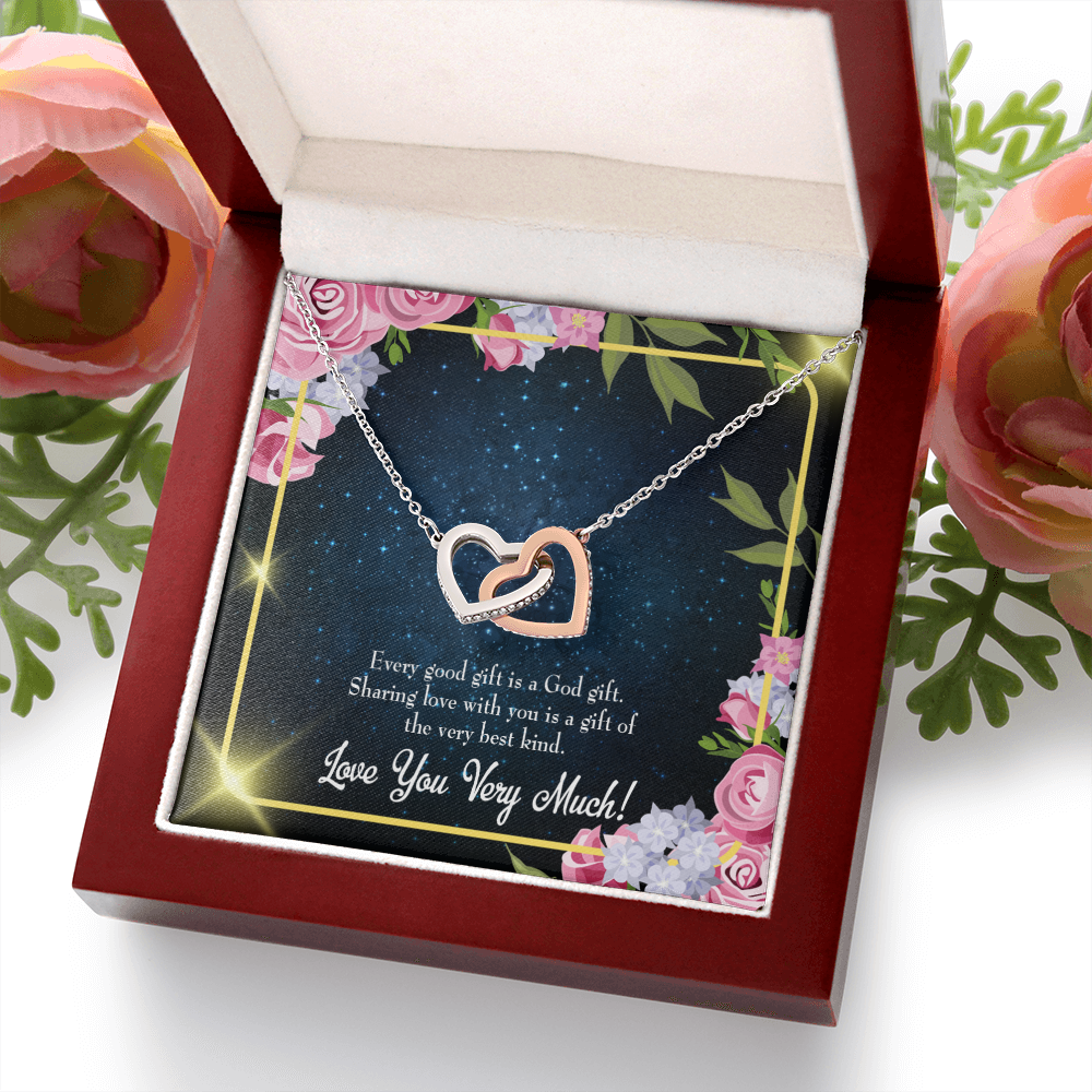 To My Wife Every Good Gift Inseparable Necklace-Express Your Love Gifts