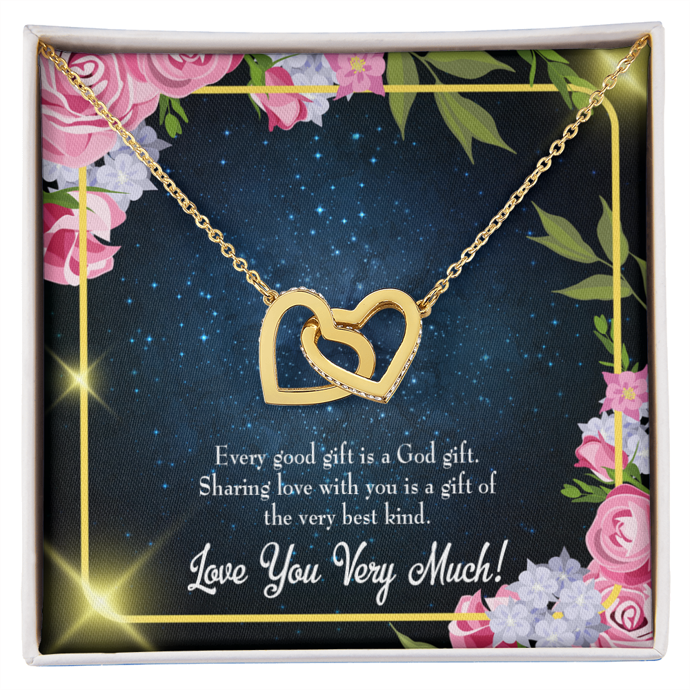 To My Wife Every Good Gift Inseparable Necklace-Express Your Love Gifts