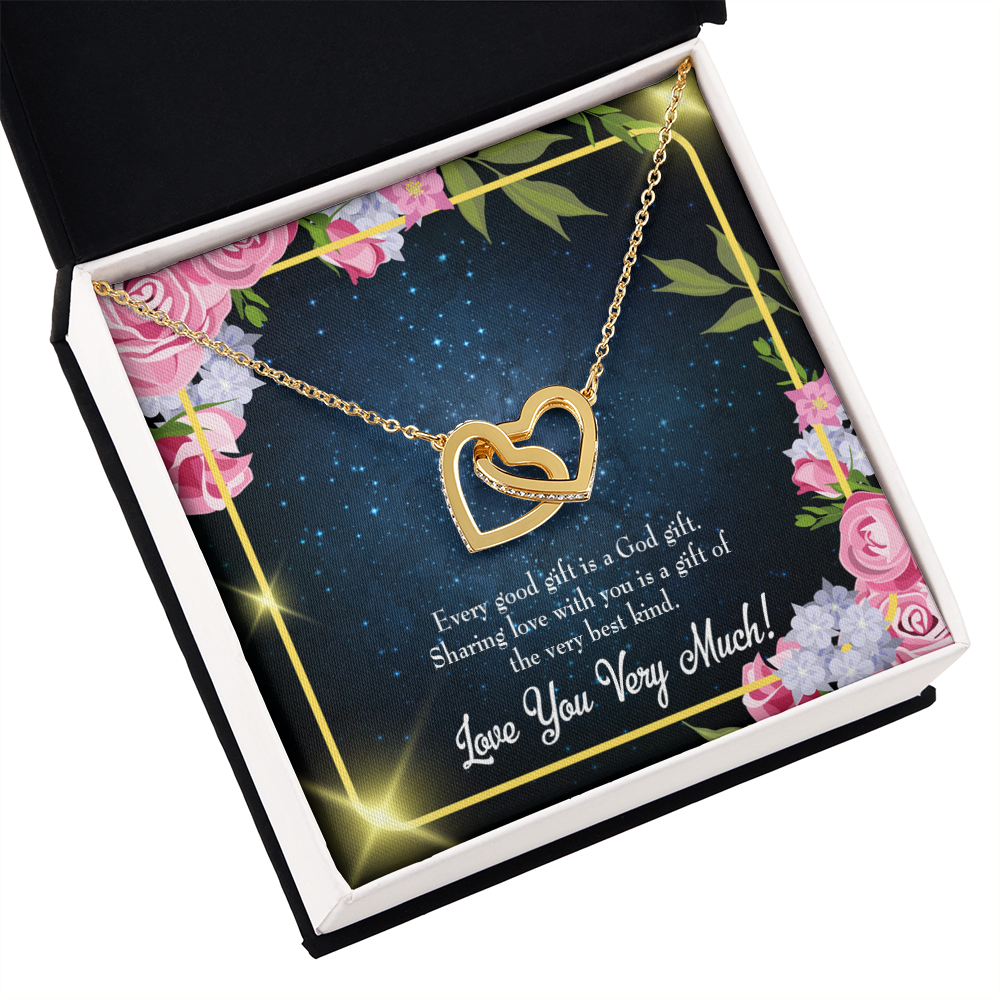 To My Wife Every Good Gift Inseparable Necklace-Express Your Love Gifts