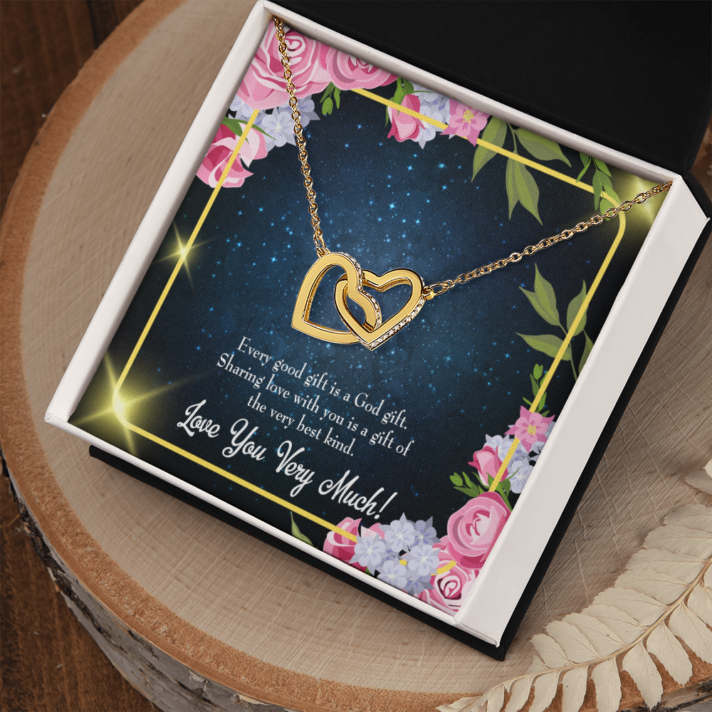 To My Wife Every Good Gift Inseparable Necklace-Express Your Love Gifts