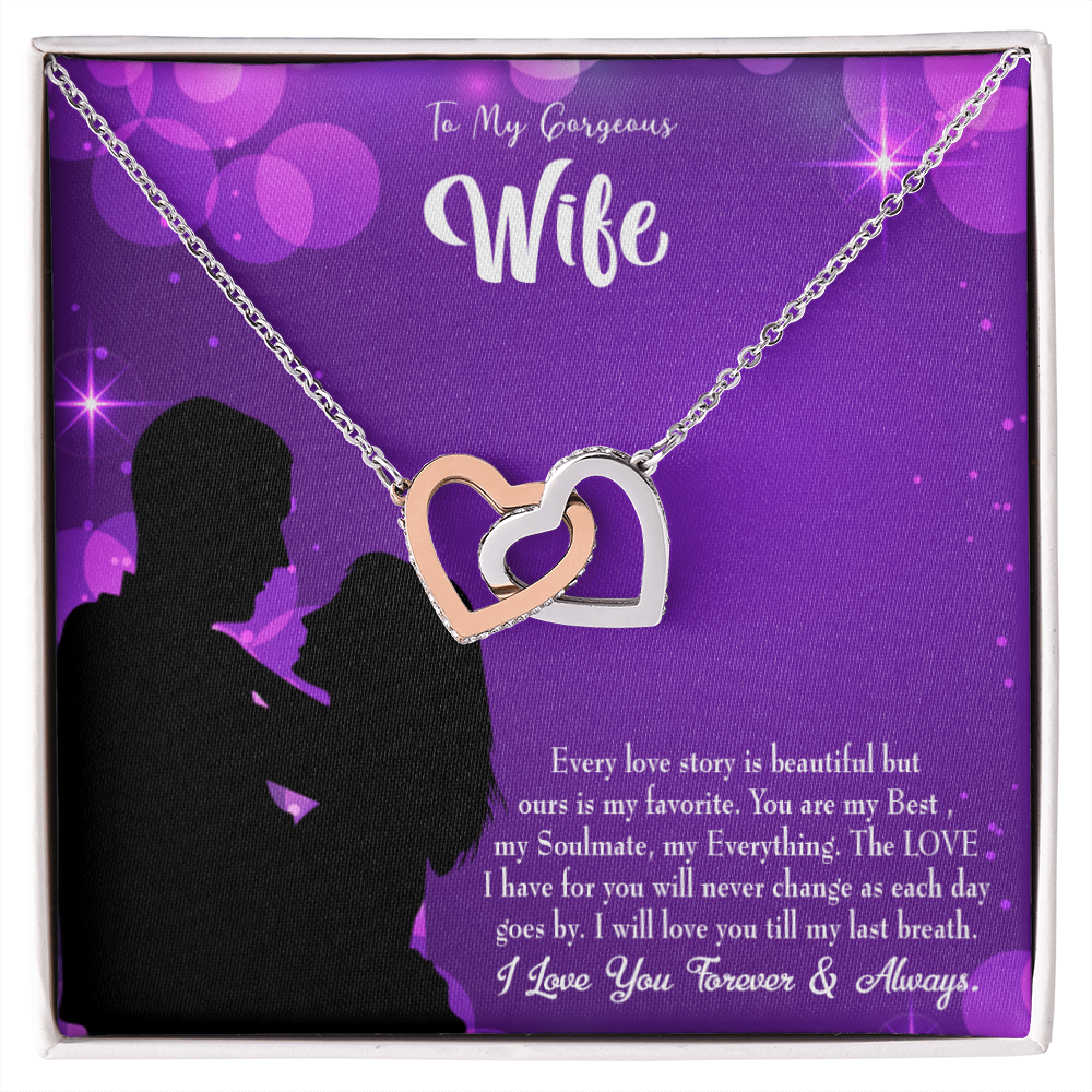 To My Wife Favorite Story Inseparable Necklace-Express Your Love Gifts