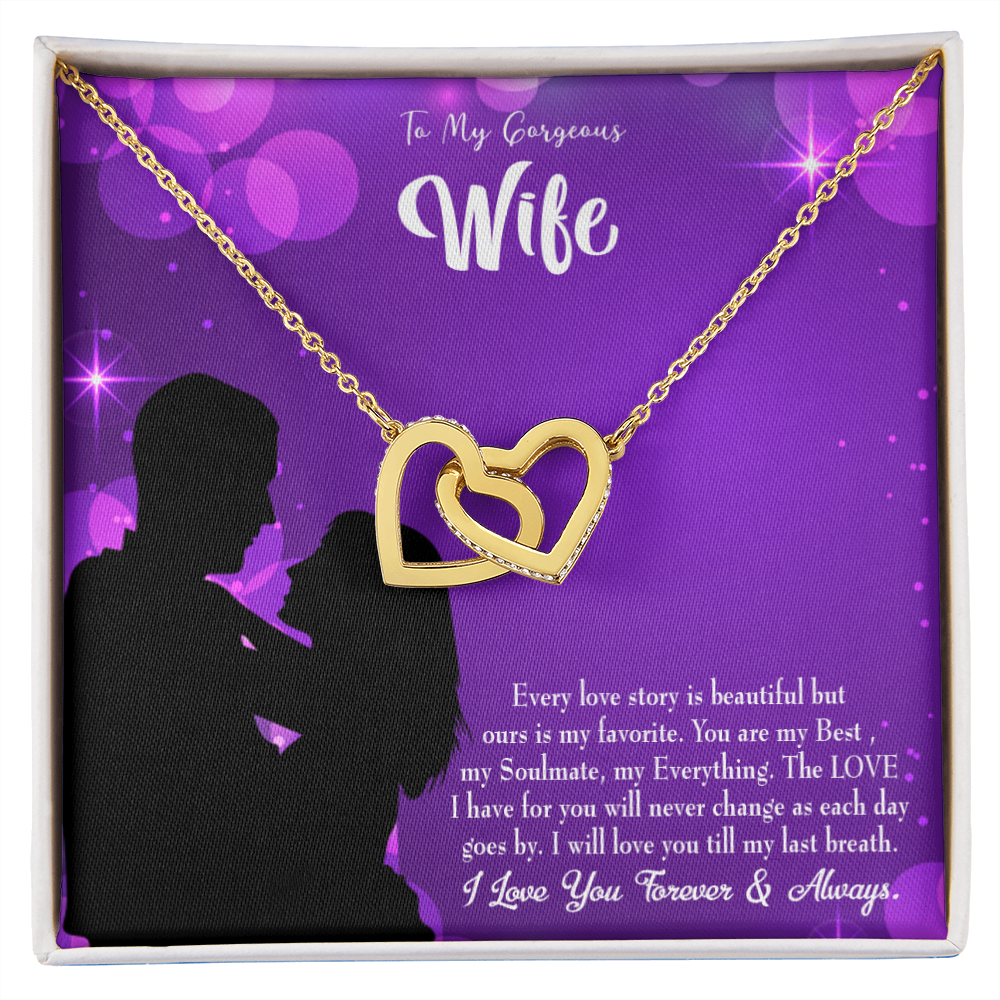 To My Wife Favorite Story Inseparable Necklace-Express Your Love Gifts