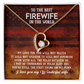 To My Wife Firewife Independence Day Forever Necklace w Message Card-Express Your Love Gifts