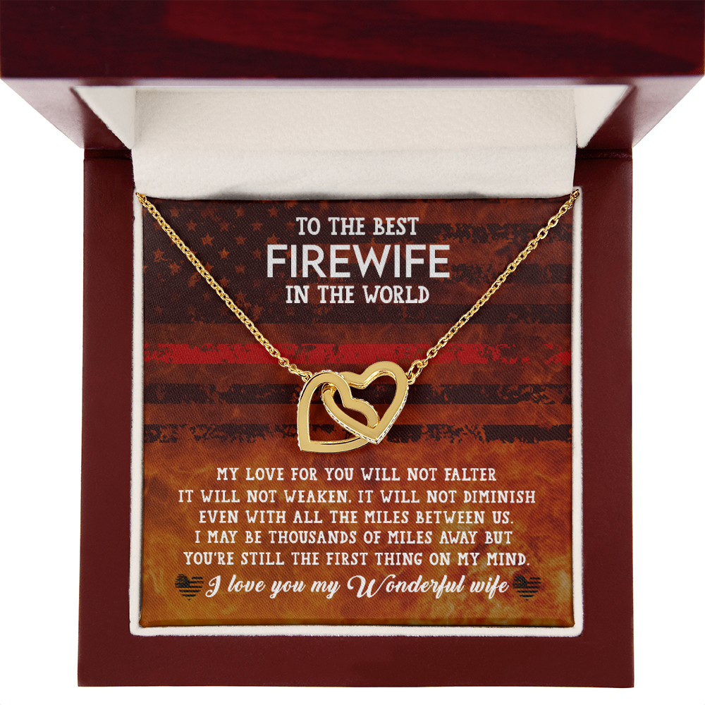 To My Wife Firewife Independence Day Inseparable Necklace-Express Your Love Gifts