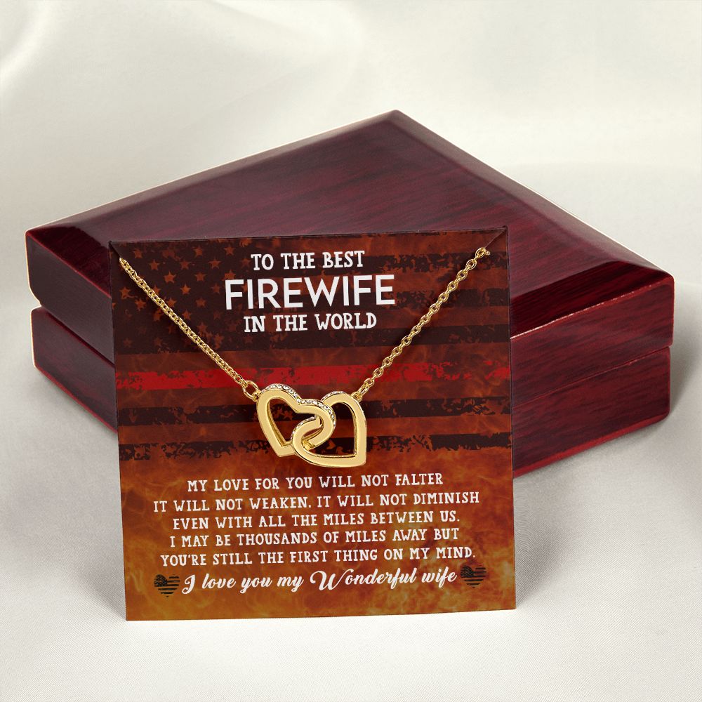 To My Wife Firewife Independence Day Inseparable Necklace-Express Your Love Gifts