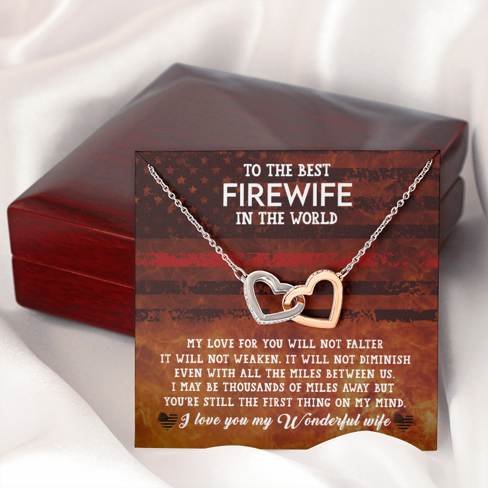 To My Wife Firewife Independence Day Inseparable Necklace-Express Your Love Gifts