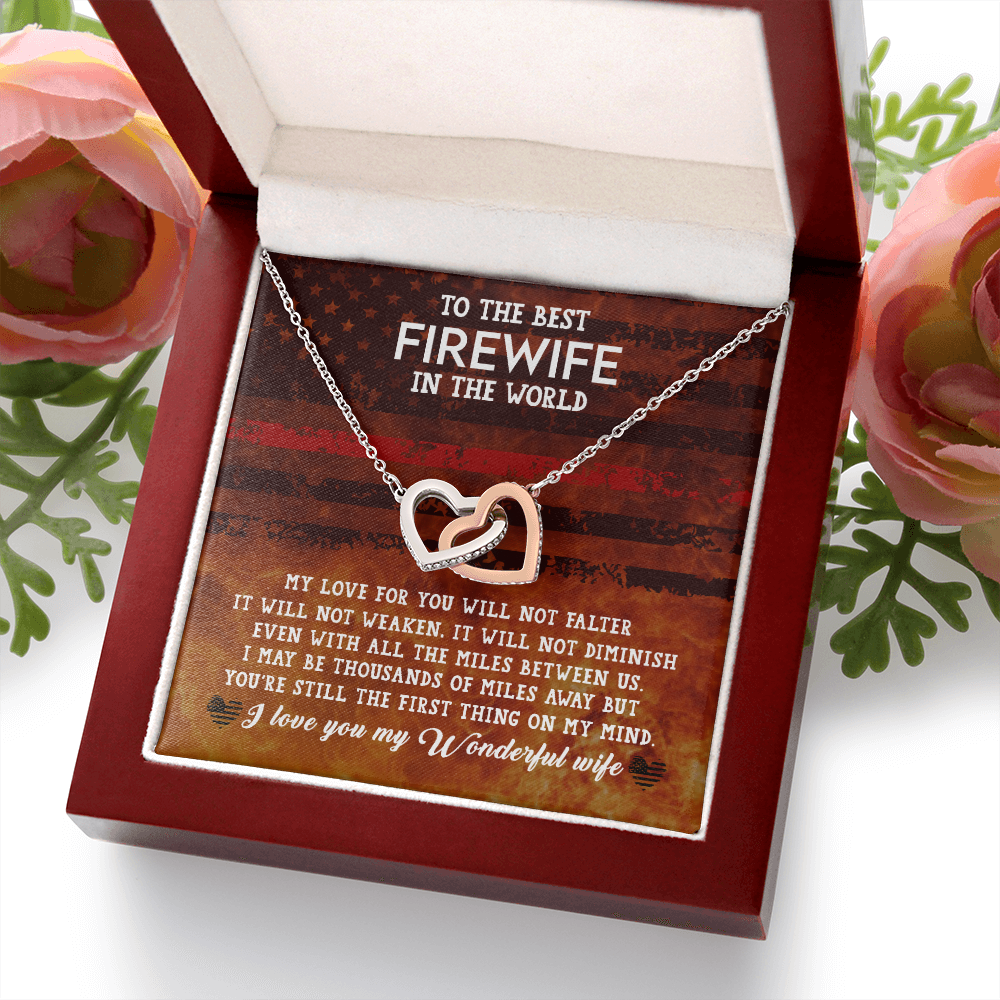 To My Wife Firewife Independence Day Inseparable Necklace-Express Your Love Gifts