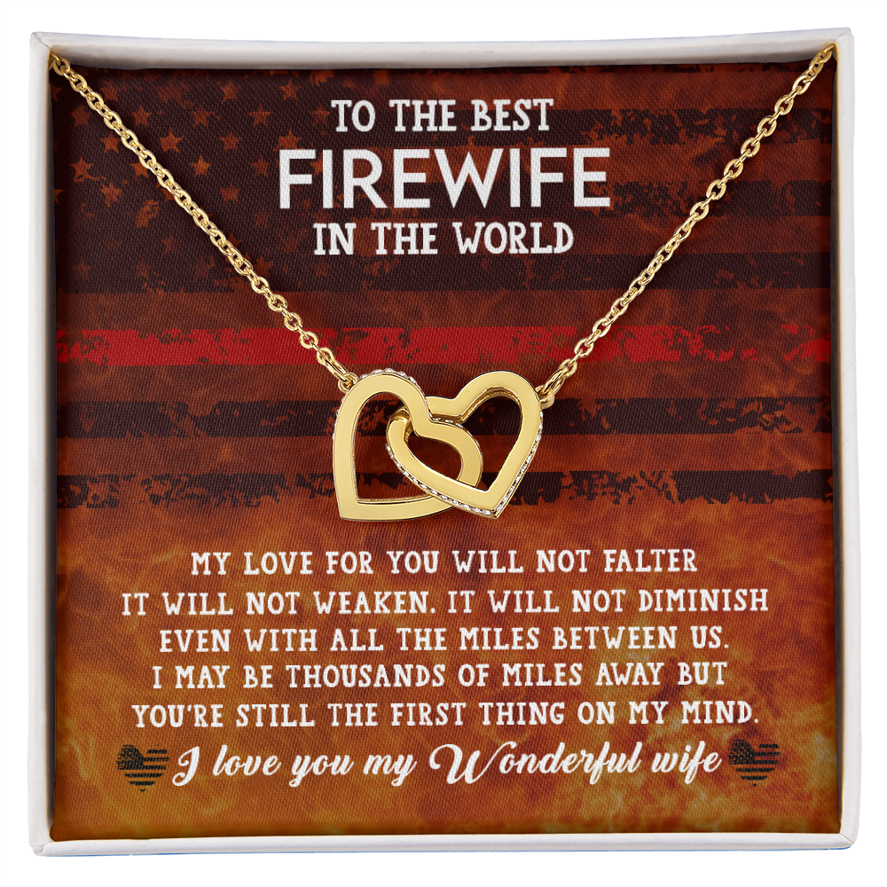 To My Wife Firewife Independence Day Inseparable Necklace-Express Your Love Gifts