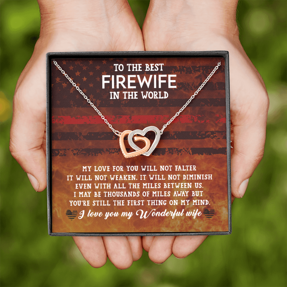 To My Wife Firewife Independence Day Inseparable Necklace-Express Your Love Gifts